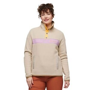 NWT Cotopaxi Teca Fleece Pullover Jacket Women’s size Medium Snap Button